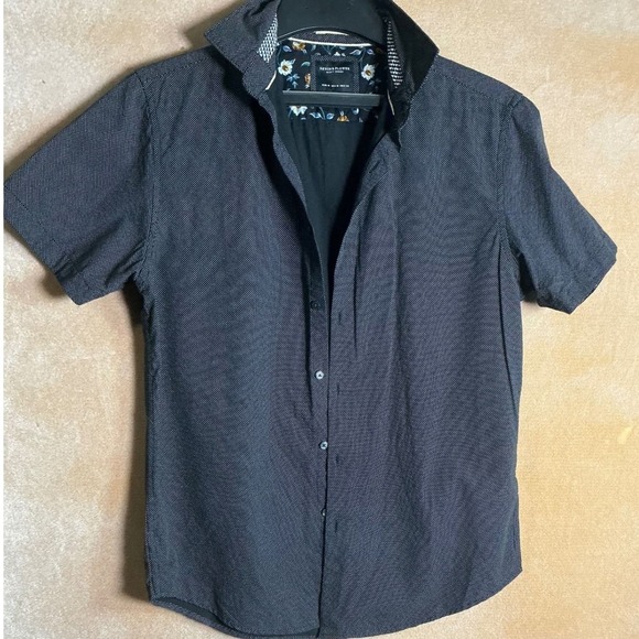Denim & Flower Other - DENIM & FLOWER RICKY SINGH Mens Black medium Button Down Shirt Medium